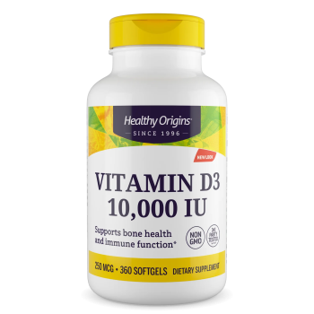 Vitamin D3 Gels 10,000 IU (Lanolin) (MCT Oil)