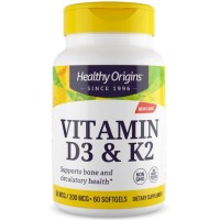 Vitamin D3 50 mcg (2000 IU) & Vitamin K2 200 mcg